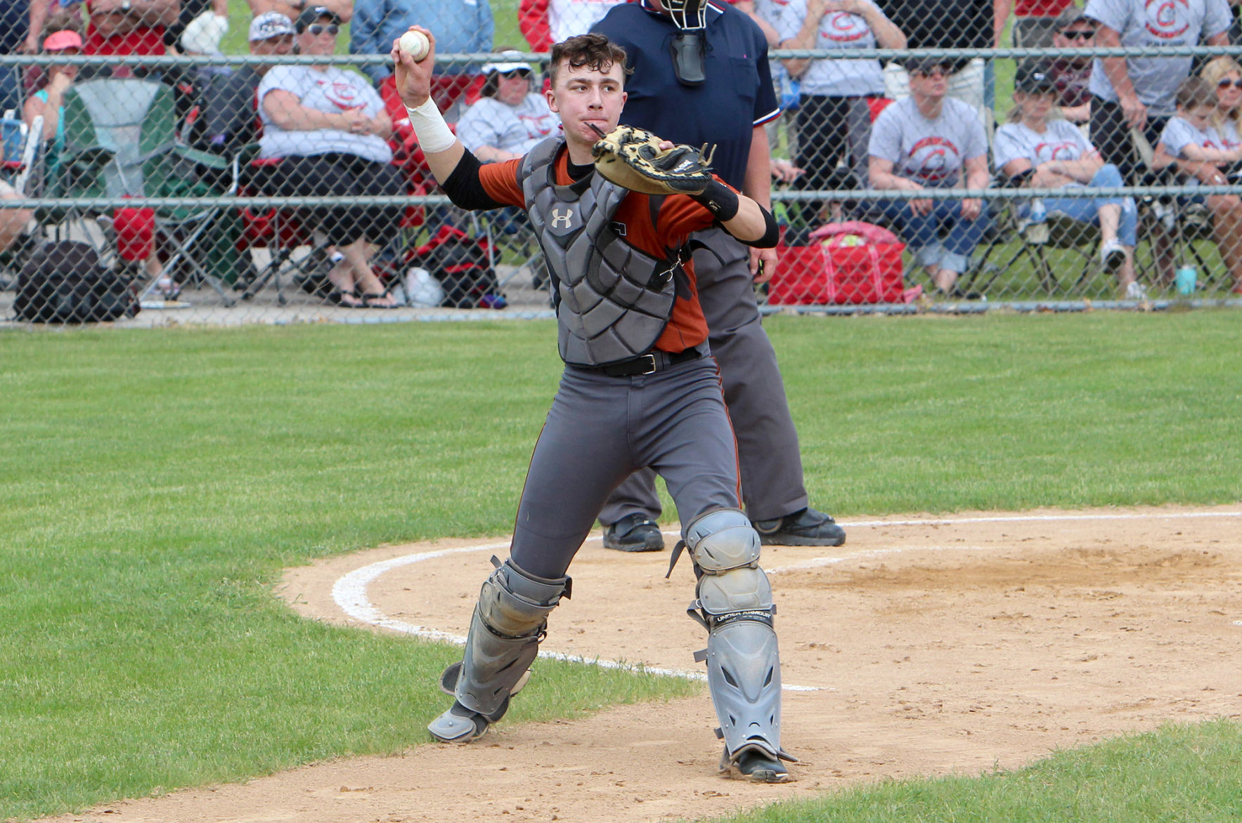 Bloomer baseball vs Cumberland at Casper Park 6-4-19